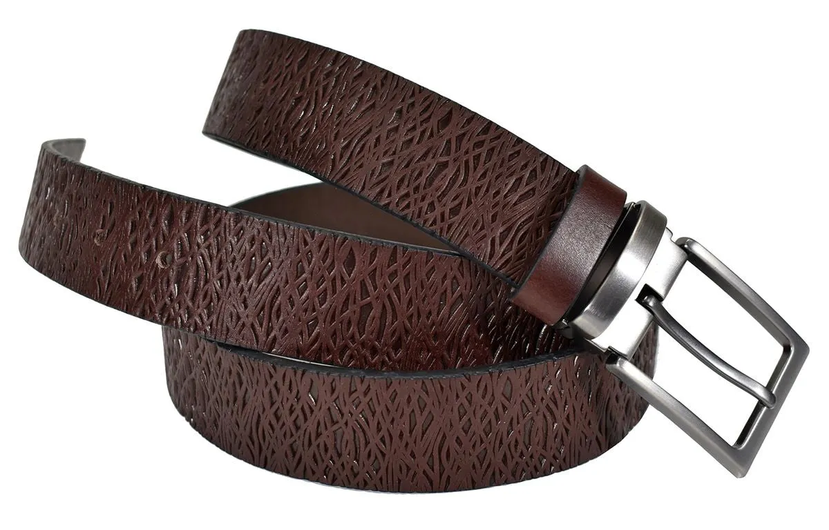 B24 Indigo Basket Weave Belt