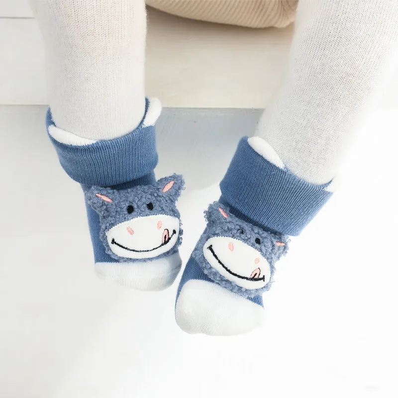 Baby / Toddler 3D Cartoon Animal Winter Warm Floor Socks