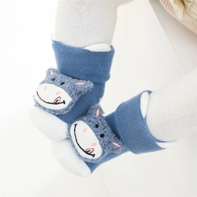 Baby / Toddler 3D Cartoon Animal Winter Warm Floor Socks