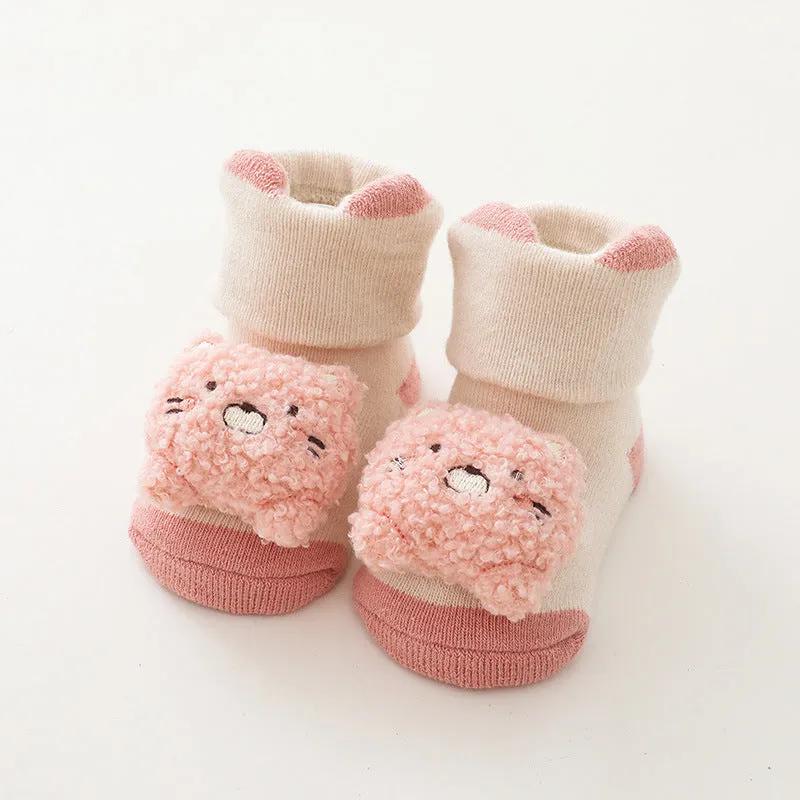 Baby / Toddler 3D Cartoon Animal Winter Warm Floor Socks