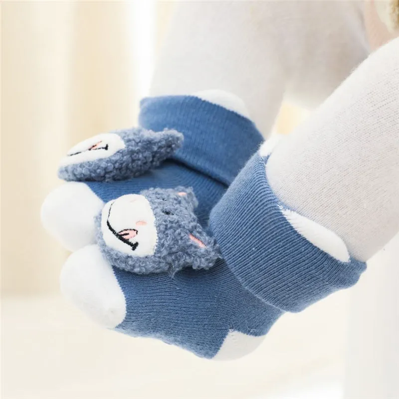 Baby / Toddler 3D Cartoon Animal Winter Warm Floor Socks