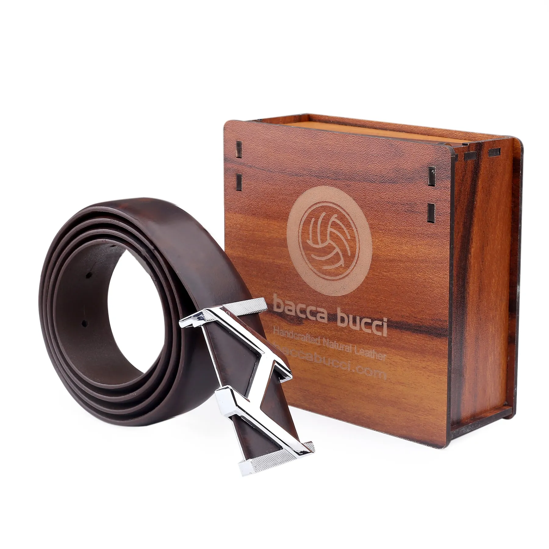 Bacca Bucci Premium Genuine Leather Formal Dress Belts