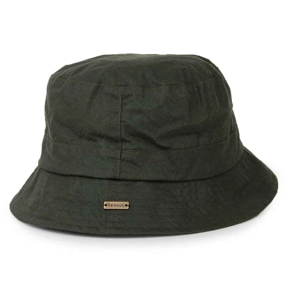 Barbour Hats Lightweight Cotton Bucket Hat - Olive