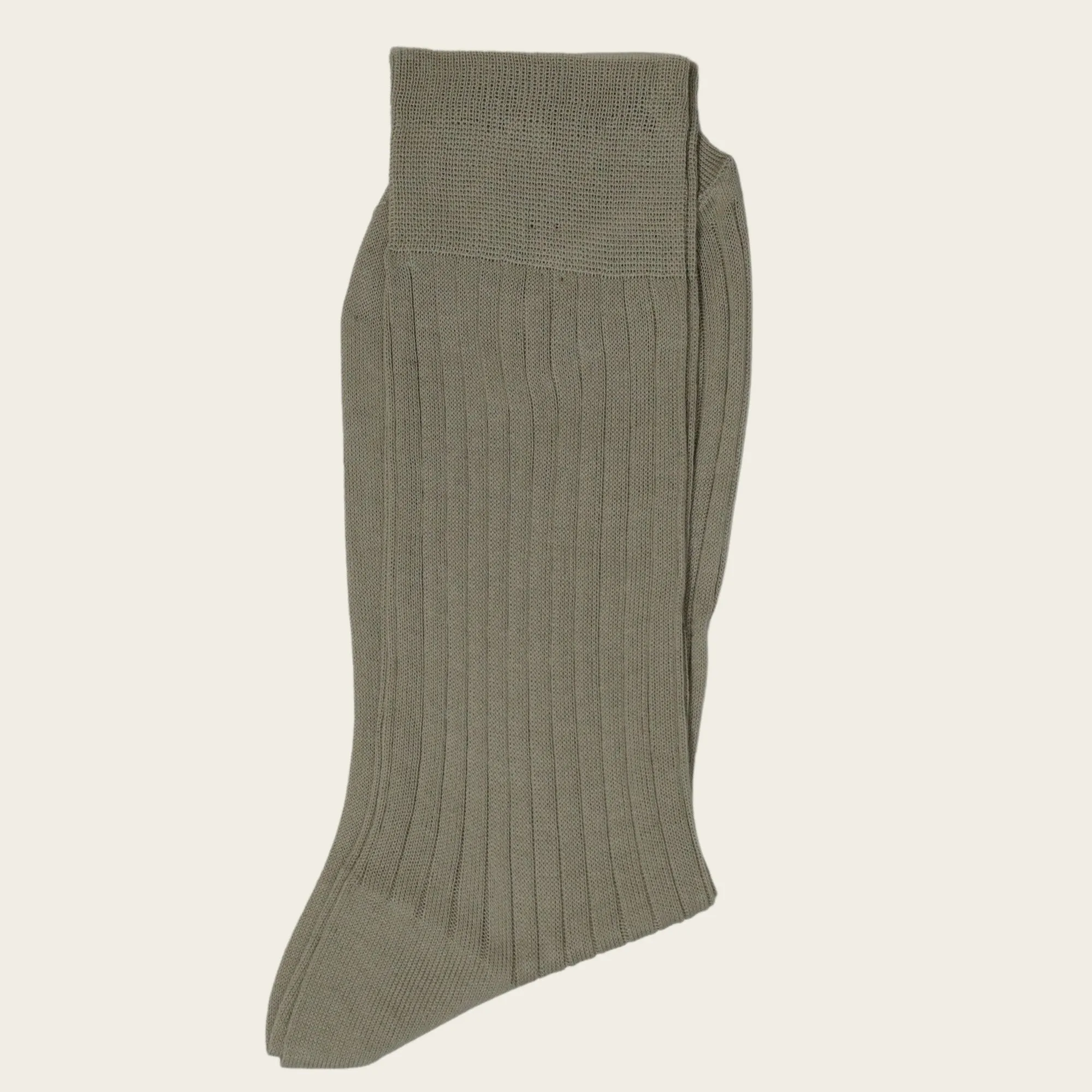 Beige Classic Short Socks