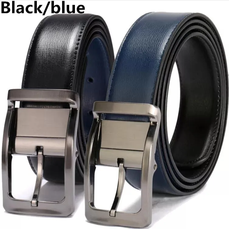 Beltox Fine Men's Reversible Leather Belt in Sizes Medium to 6XL