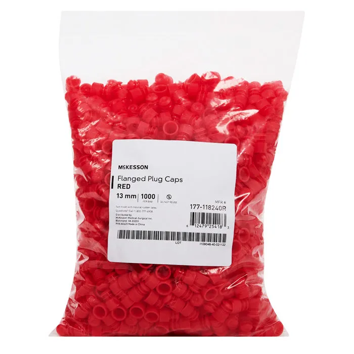 Blood Test Tubes Closure Polyethylene Flanged Plug Caps 13 mm For Use with 13 mm Blood Drawing Tubes