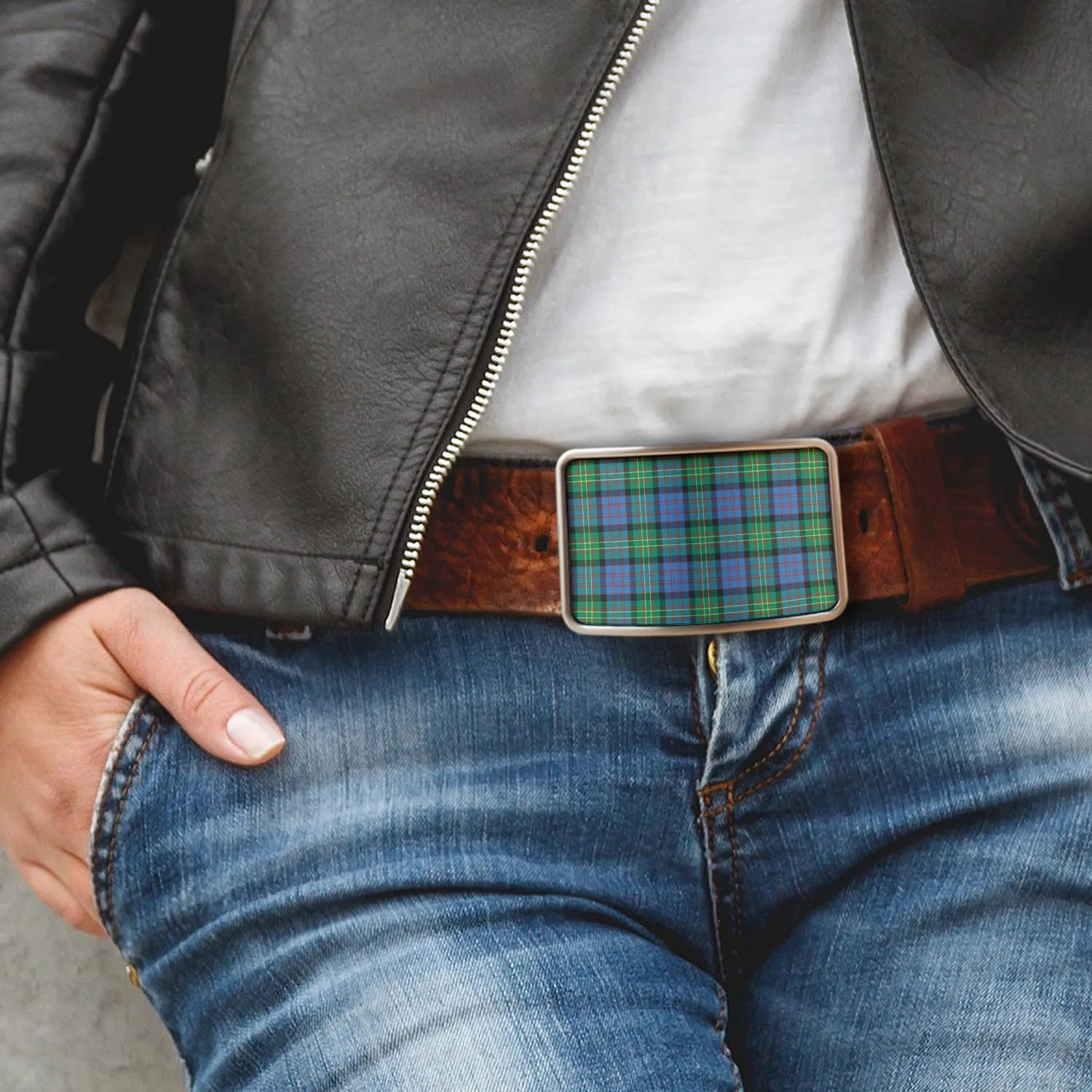 Bowie Ancient Tartan Belt Buckles