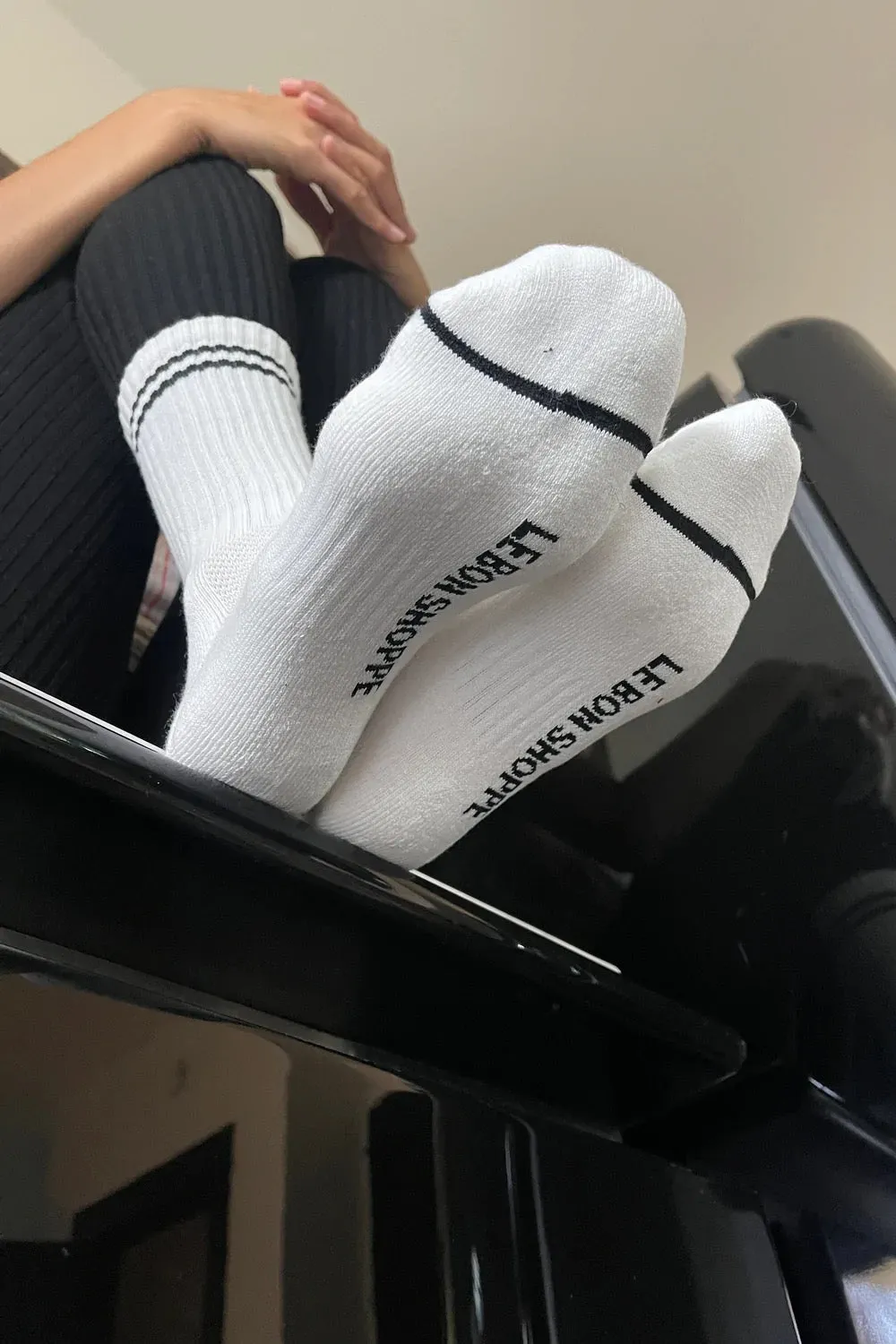 Boyfriend Socks (Classic White)