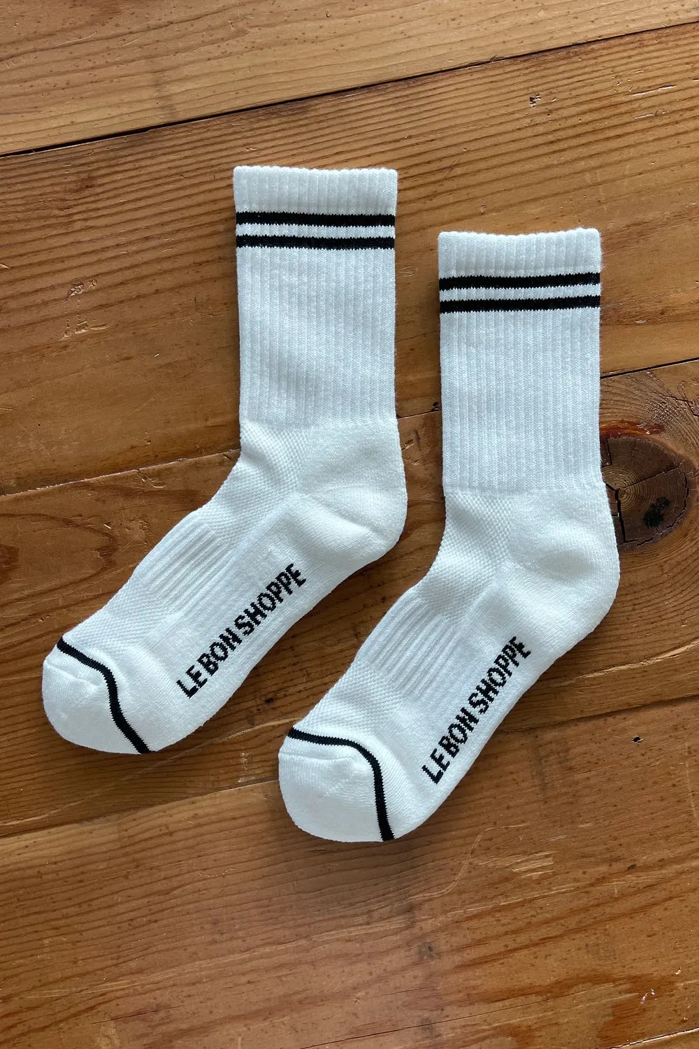 Boyfriend Socks (Classic White)