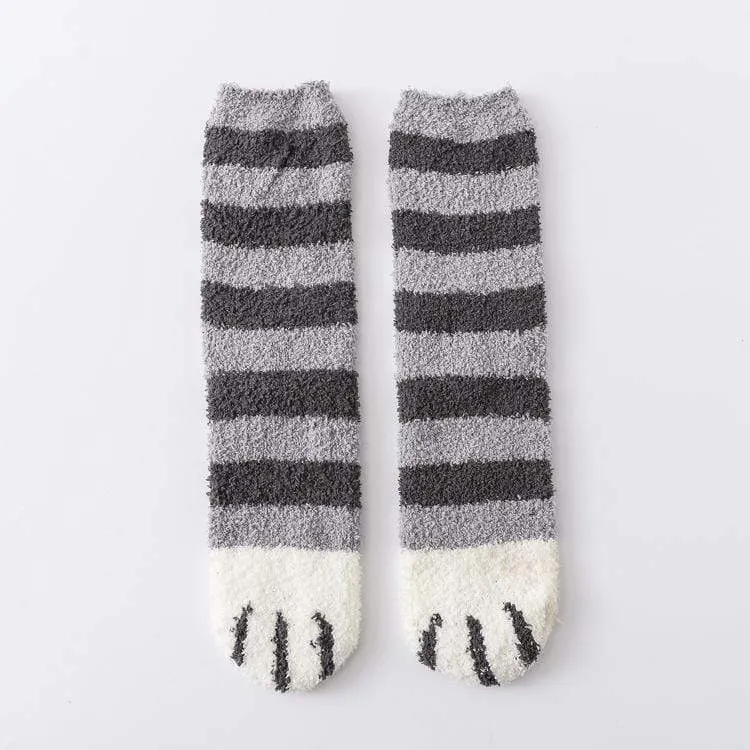 Cat Claws Cute Thick Warm Sleep Floor Socks