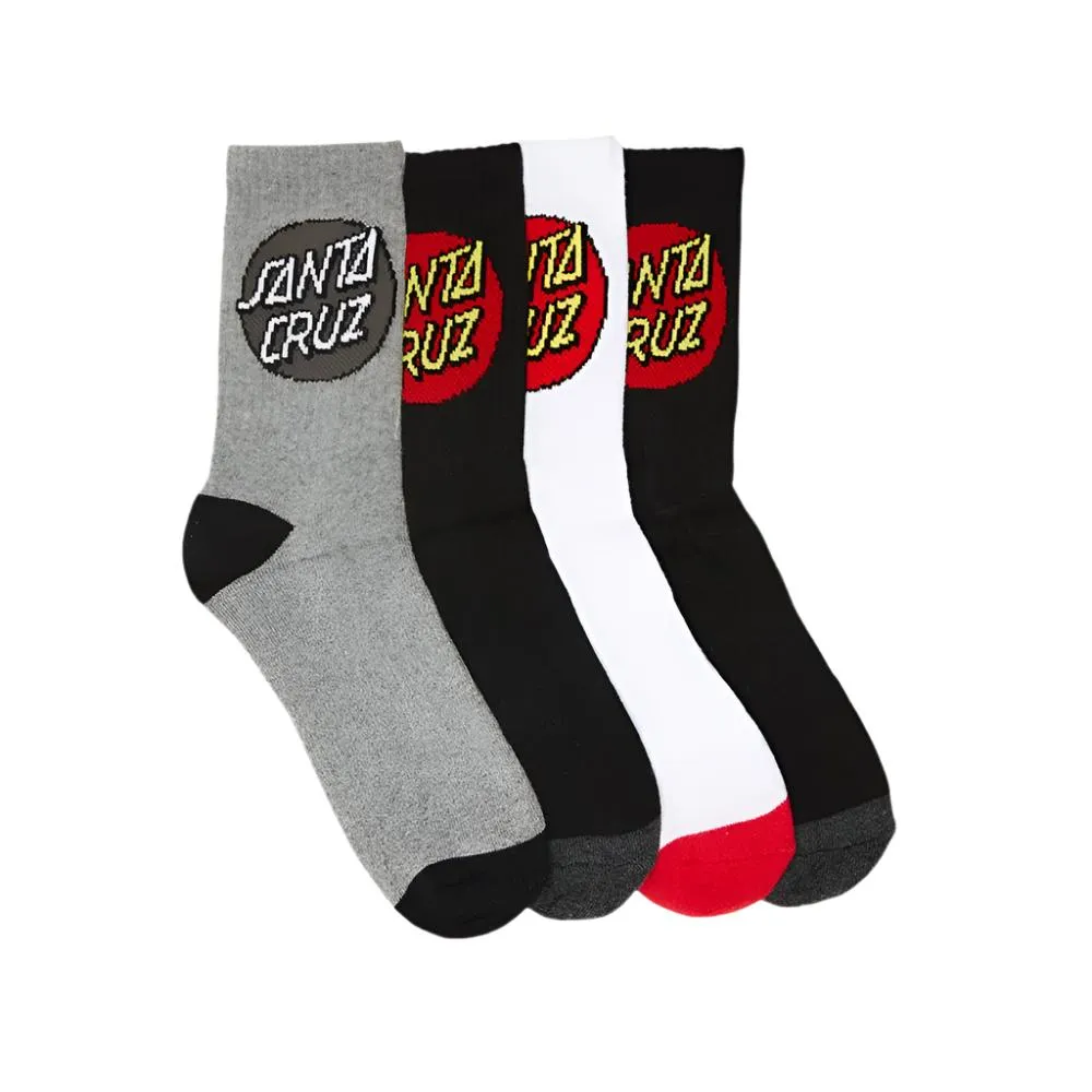 Classic Dot Crew Socks