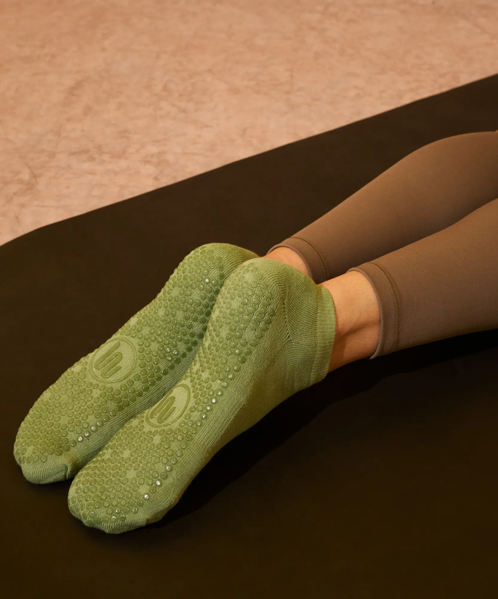 Classic Low Rise Grip Socks - Eucalyptus