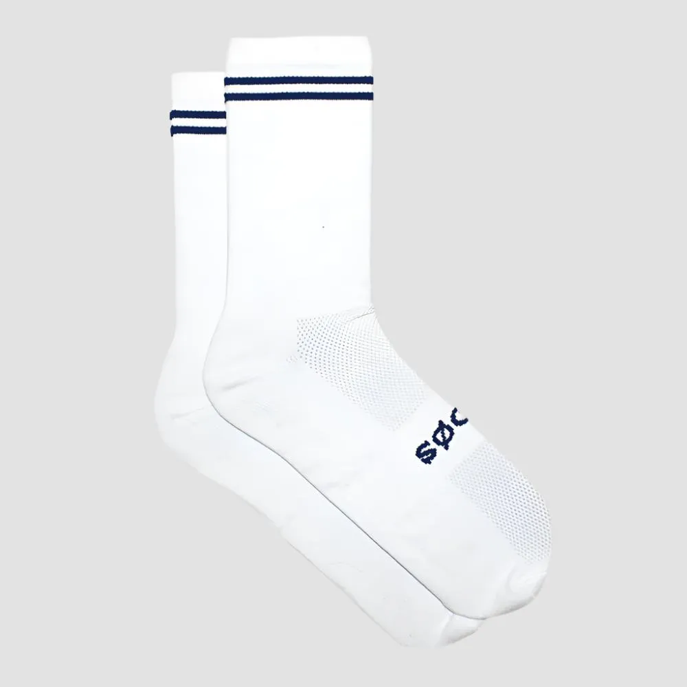 Classic Stripe Socks (White/Navy)