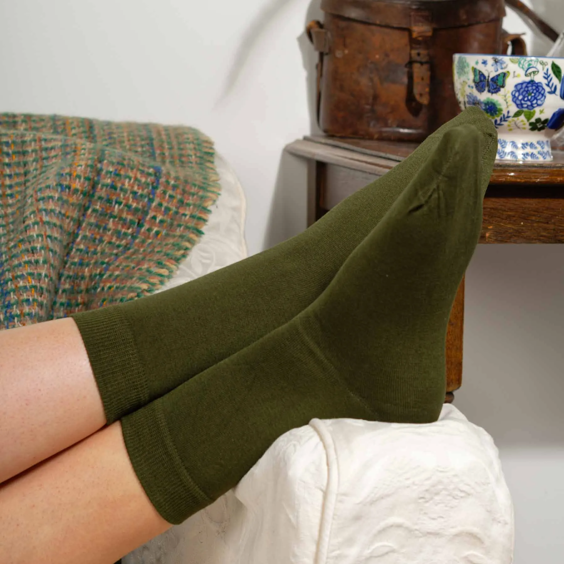 Classic Women's Socks - Green