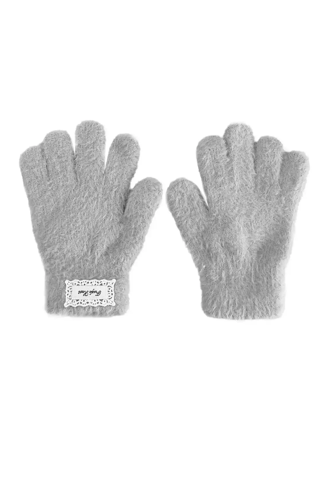 Cozy Three-Tone Gloves