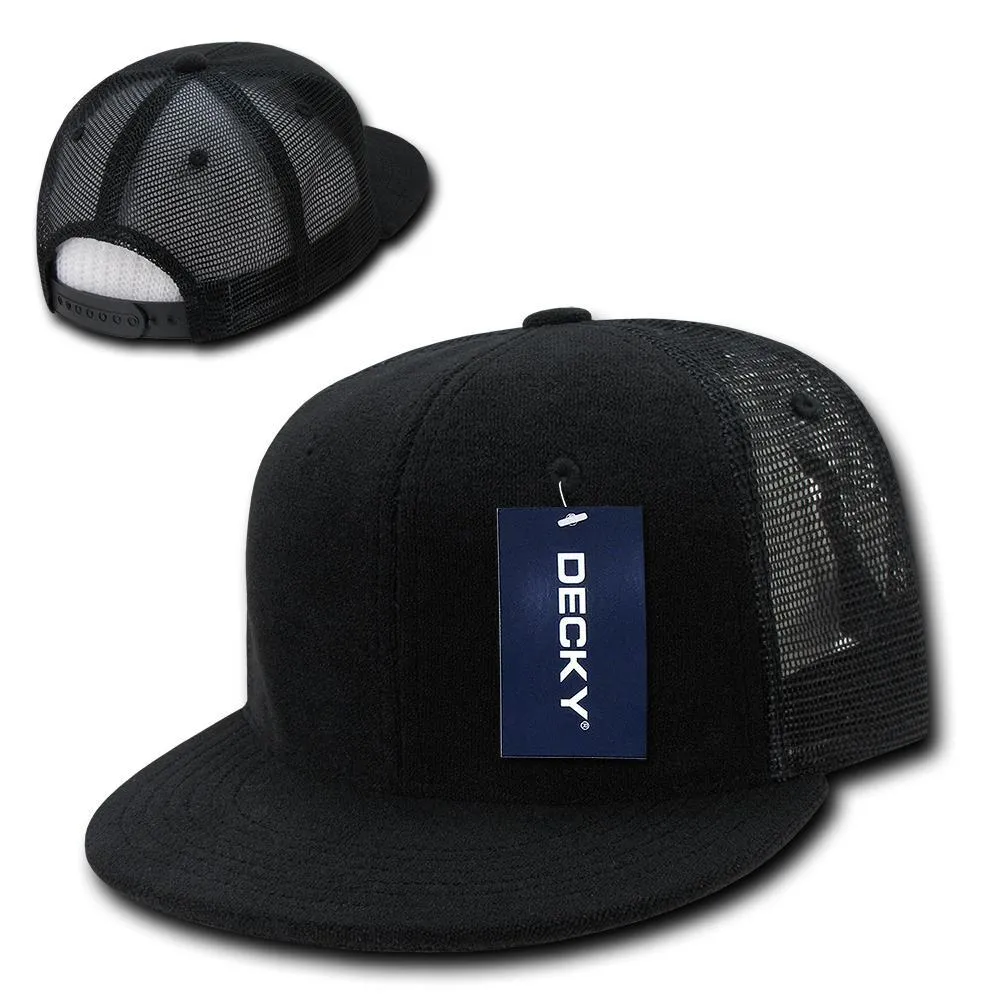 Decky 1081 Terry Trucker Flat Bill Snapback Hat