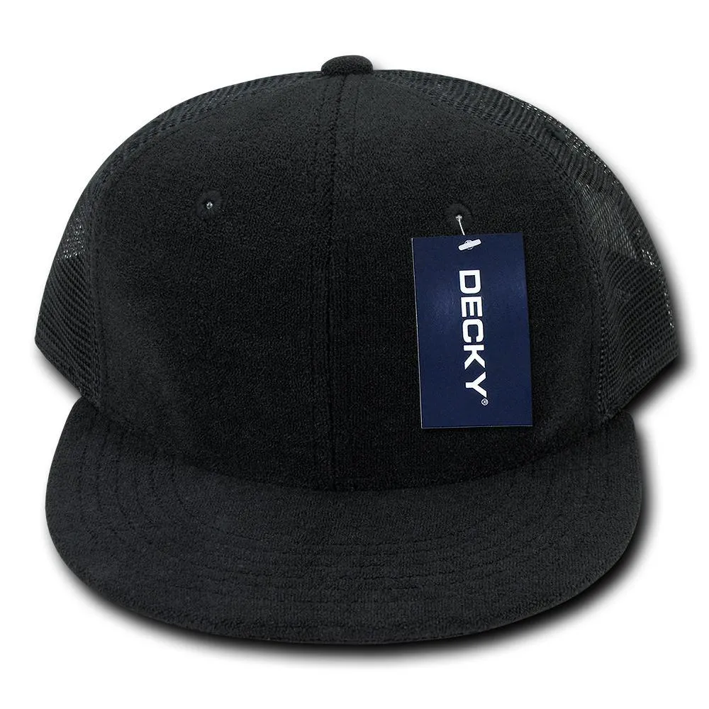 Decky 1081 Terry Trucker Flat Bill Snapback Hat