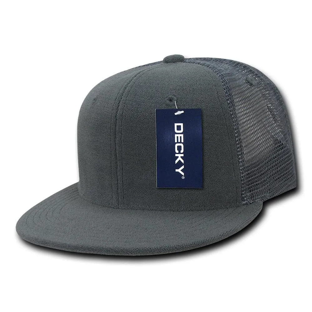 Decky 1081 Terry Trucker Flat Bill Snapback Hat