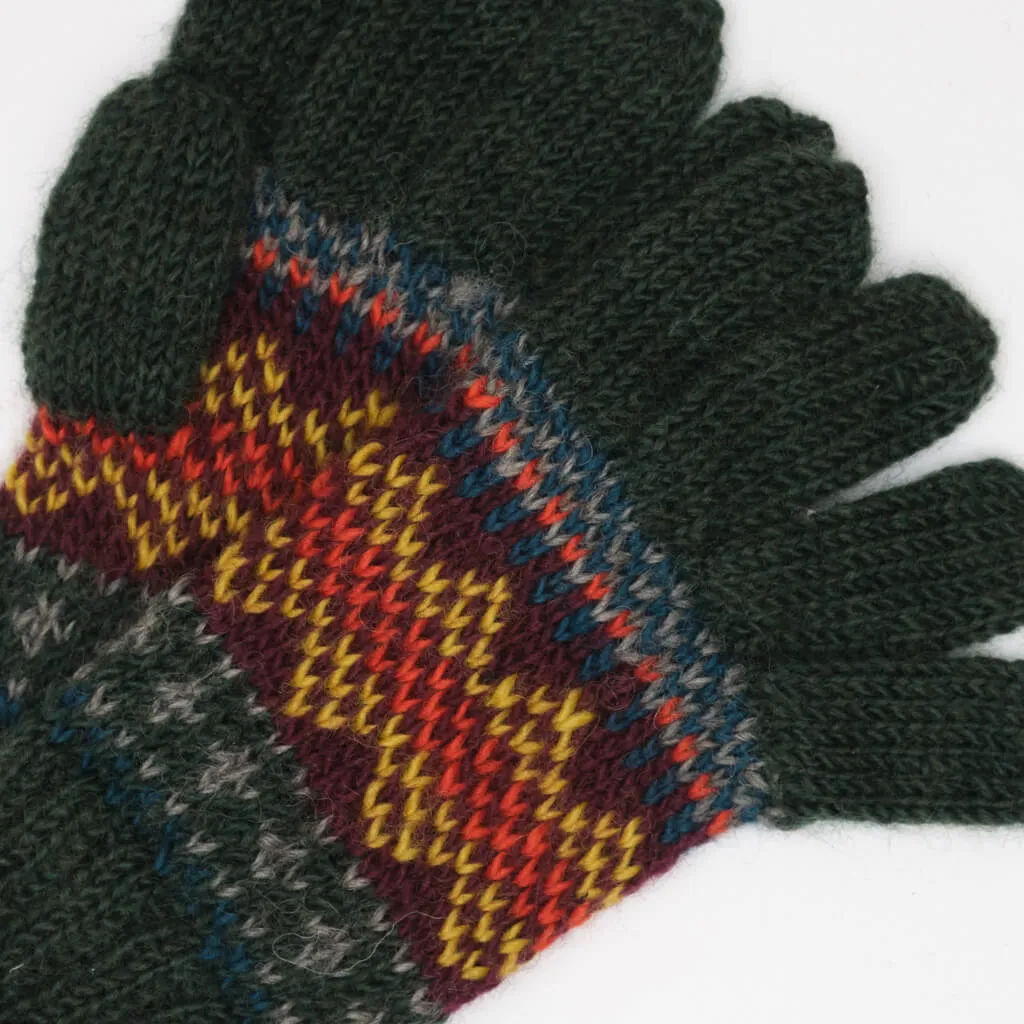 Eire Hand Knitted Full Gloves