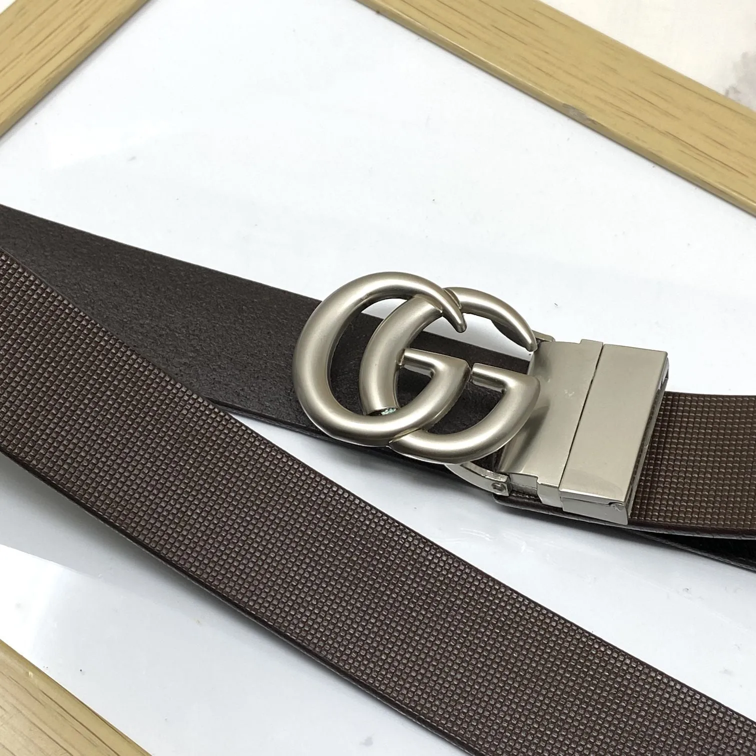 Formal and Casual GG Leather Strap Belt-JonasParamount