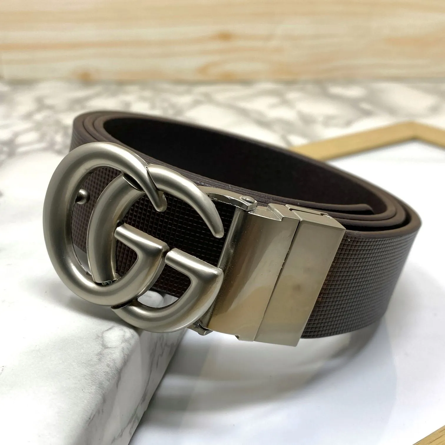 Formal and Casual GG Leather Strap Belt-JonasParamount