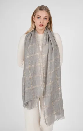 Gaynor - Wool & Metalic Scarf