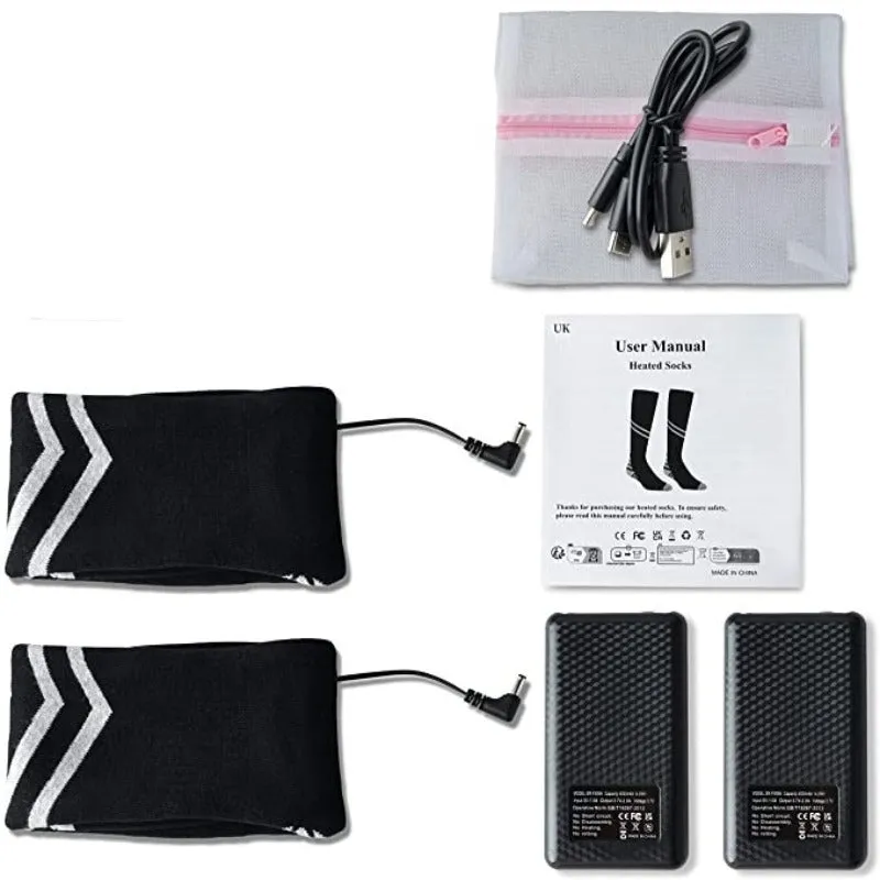 Heated Warmer Thermal Socks For Men & Women