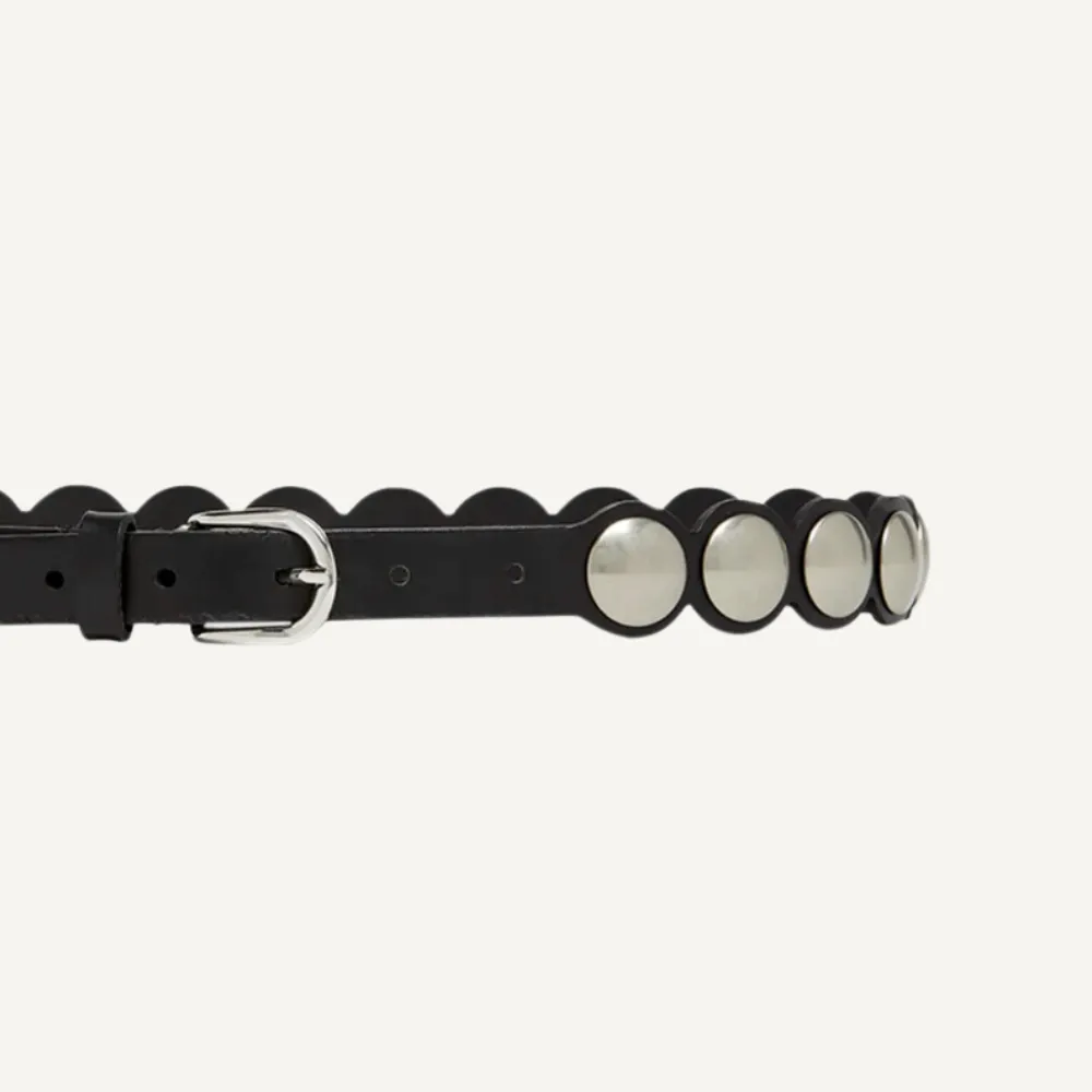 Isabel Marant Giavi Leather Belt - Black