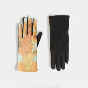 Journey's End Touchscreen Gloves - Sunflowers - Final Sale