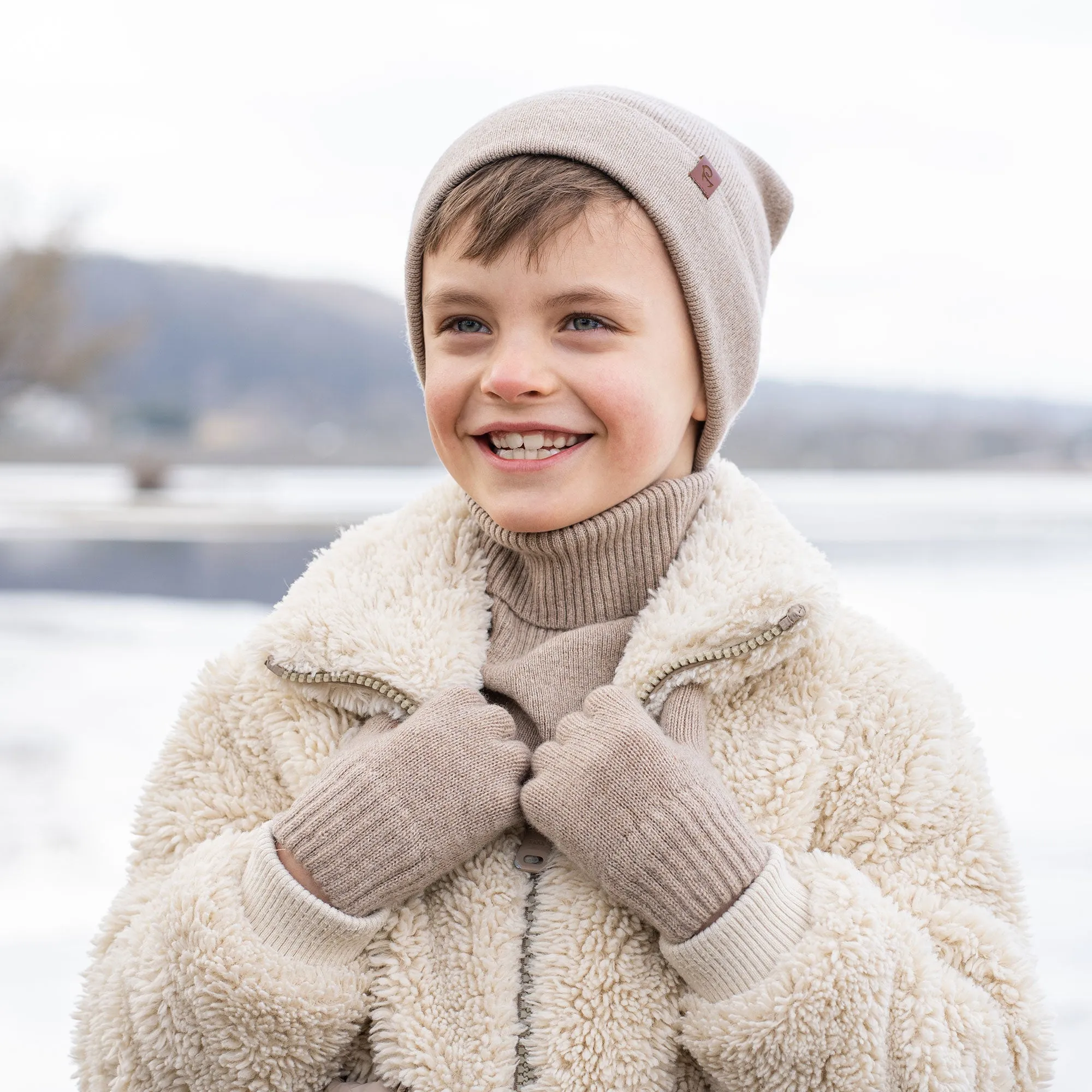 Kids' Knit Beanie, Dickie & Gloves 3-Piece