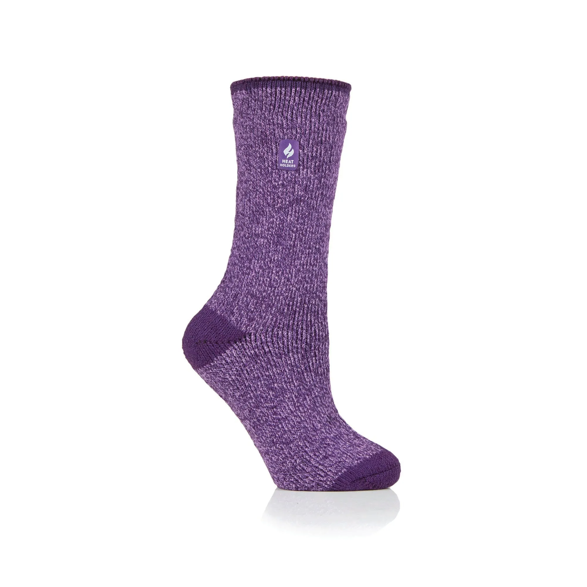 Ladies Original Lisbon Heel & Toe Socks - Purple