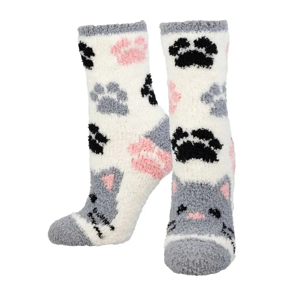 Ladies Warm & Cozy Soft Kitty Socks