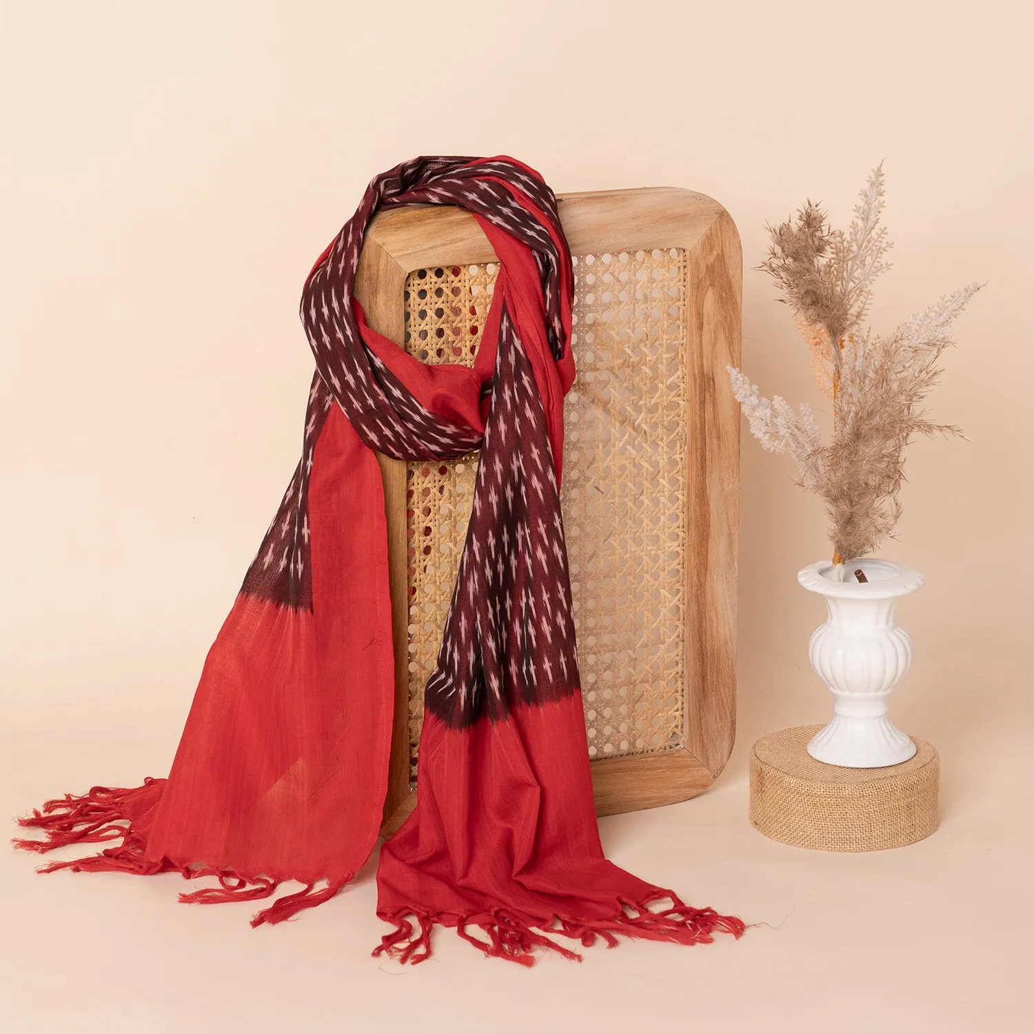 Lalgarh Ikat Scarves