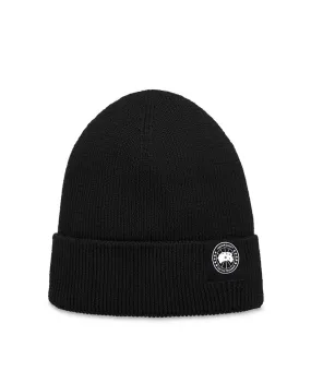 Lightweight Merino Watch Cap Black