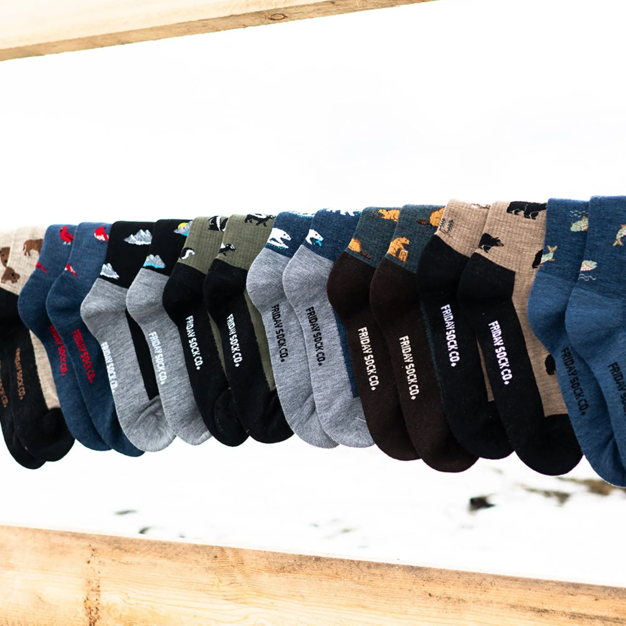 Men's Polar Bear Merino Wool Socks