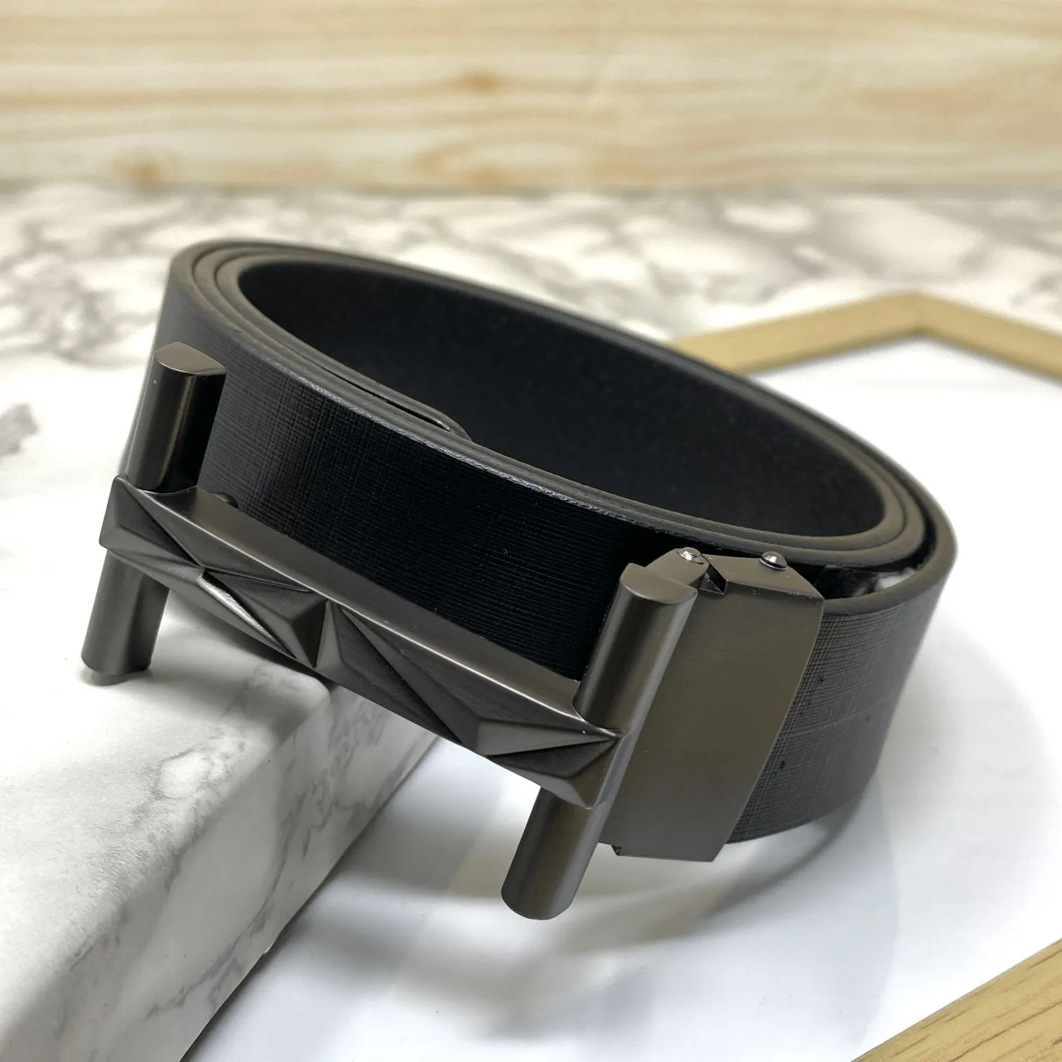 New Arrival H- Pattern Formal and Casual Leather Strap Belt-JonasParamount