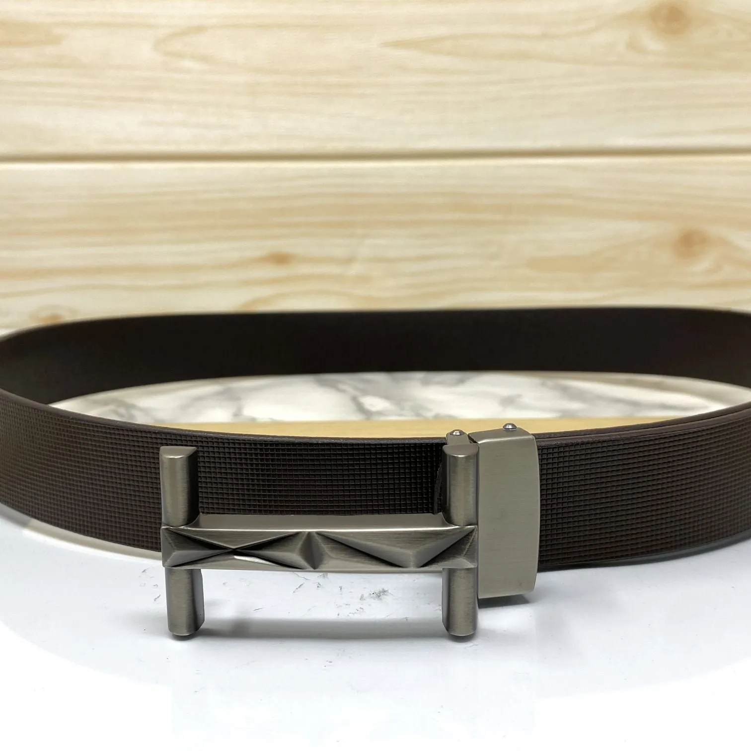 New Arrival H- Pattern Formal and Casual Leather Strap Belt-JonasParamount