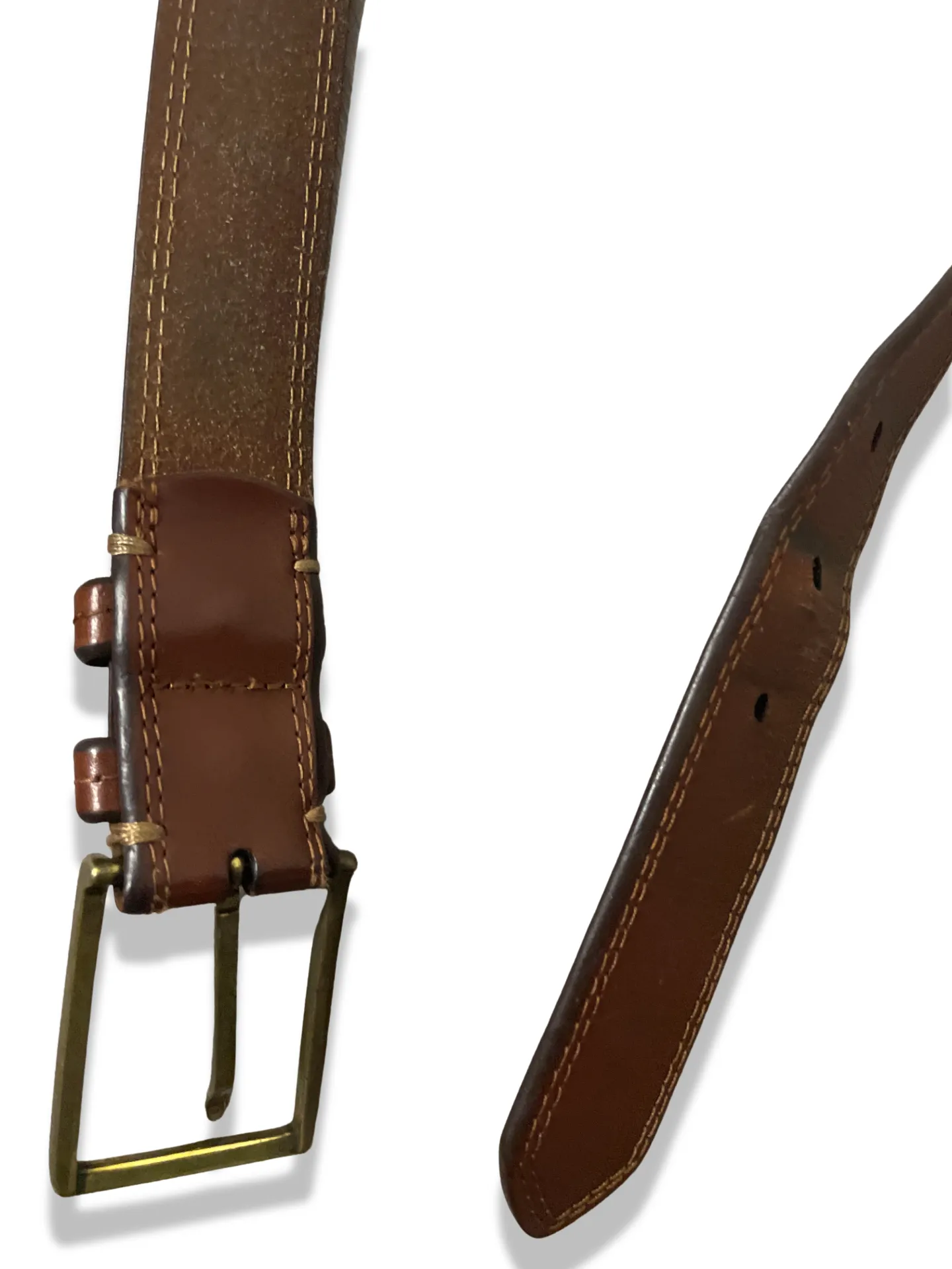 Rachels Closet Vintage y2k Mens brown leather belts