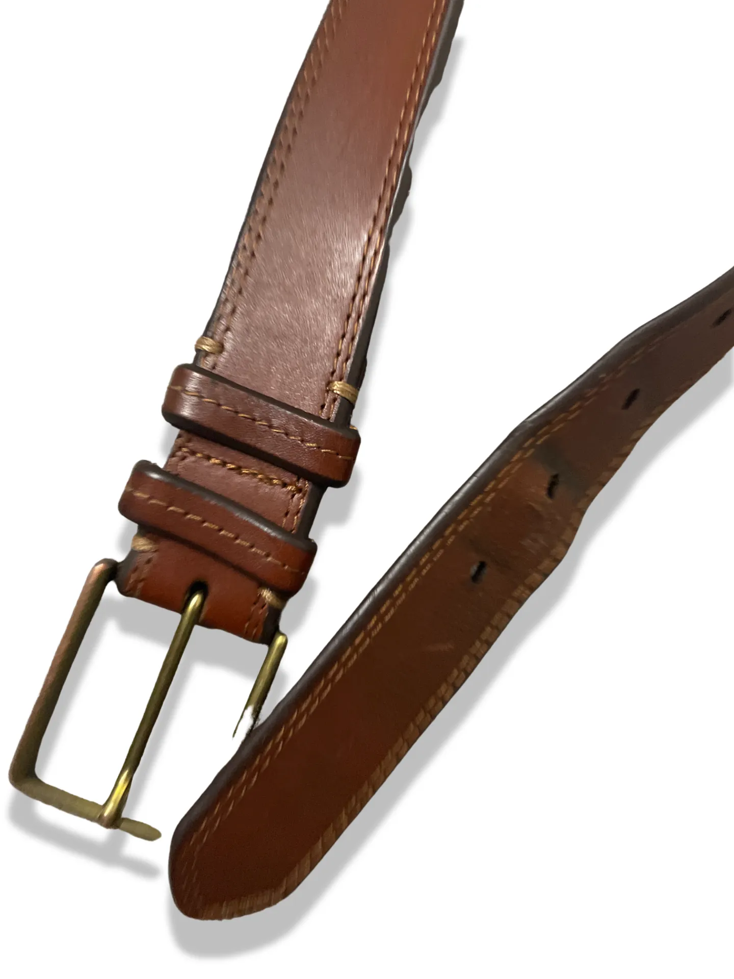 Rachels Closet Vintage y2k Mens brown leather belts