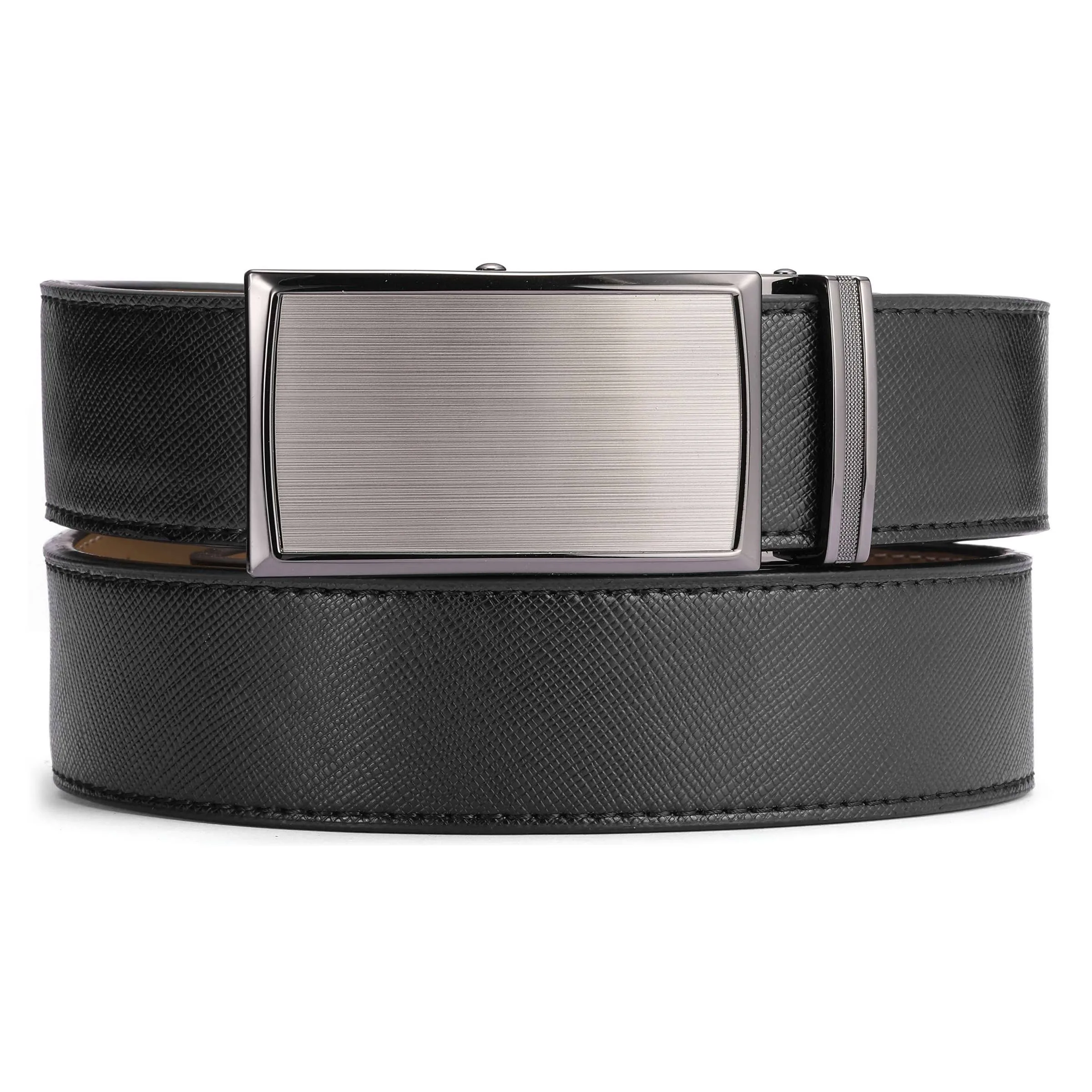 Rimmed Imprinted Ratchet Belt