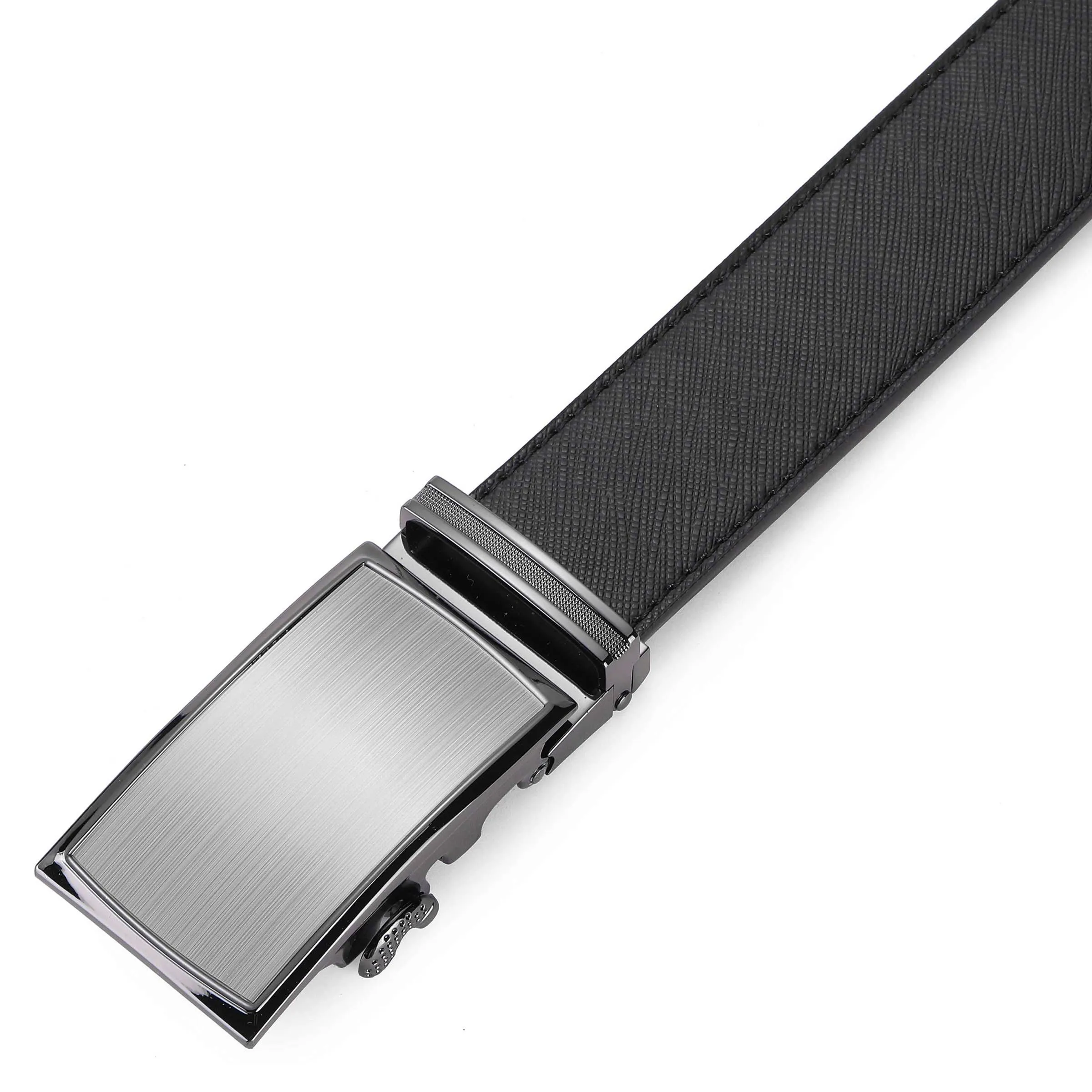 Rimmed Imprinted Ratchet Belt