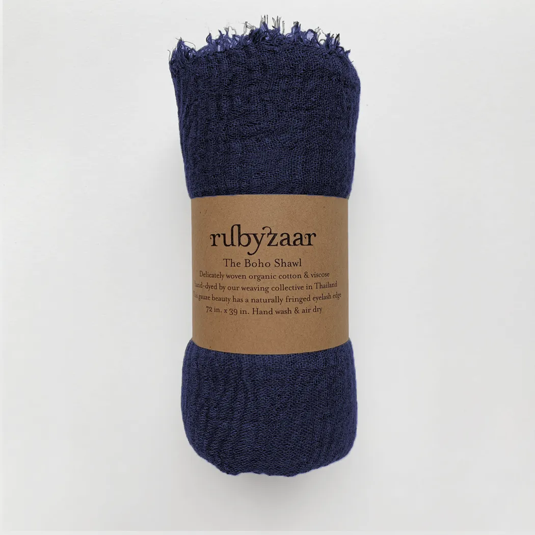 Rubyzaar Cobalt Scarf