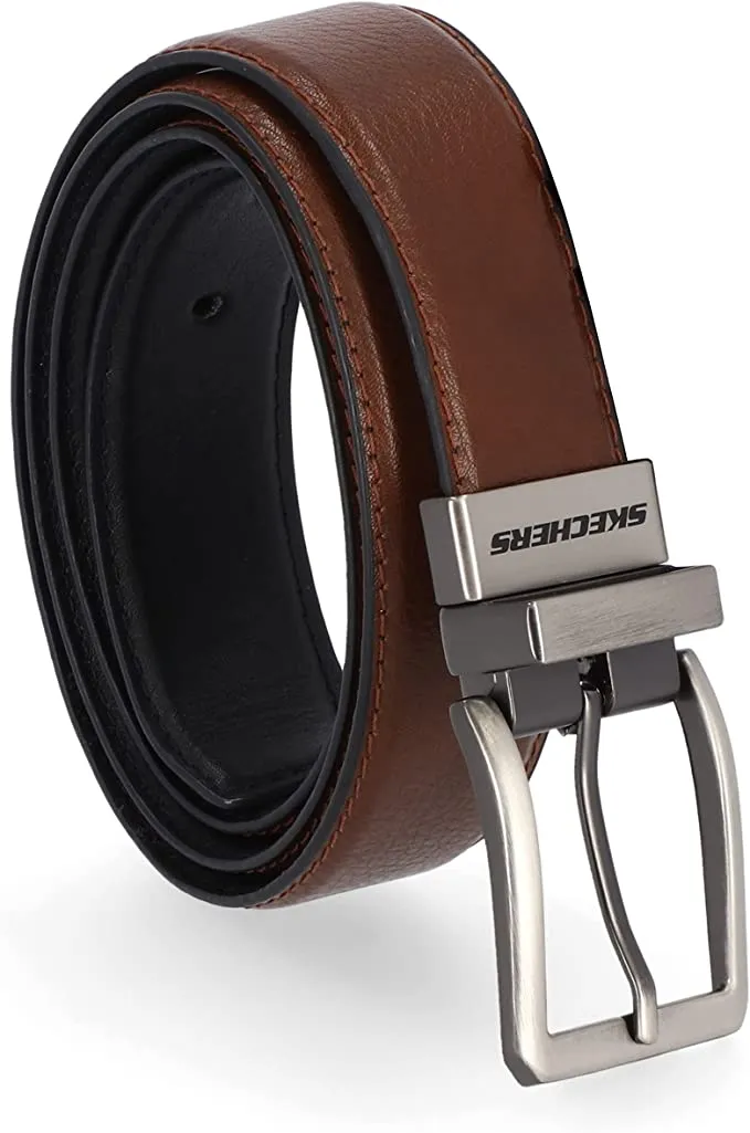 Skechers Men's Reversible Leather Belt