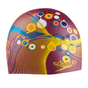 SPEEDO Swan Dive Silicone Swim Cap