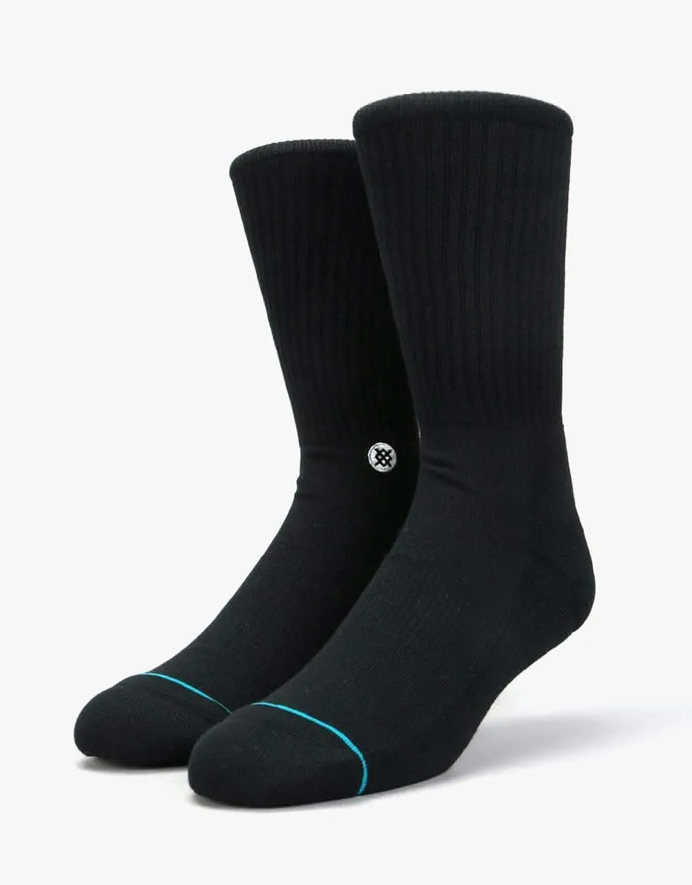 Stance Icon Classic Crew Socks - Black