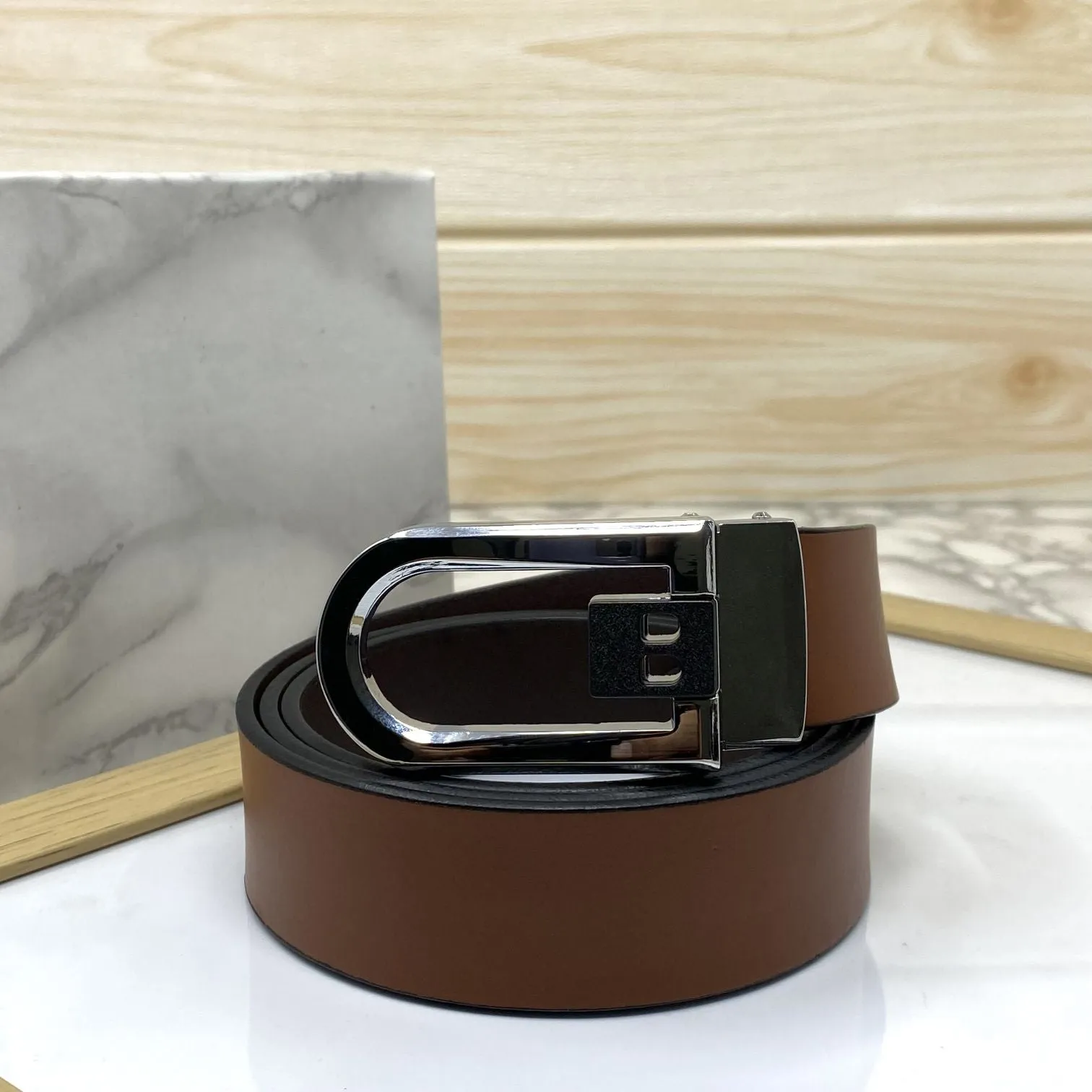 Stylish Design Men Formal Genuine Leather Belt-JonasParamount