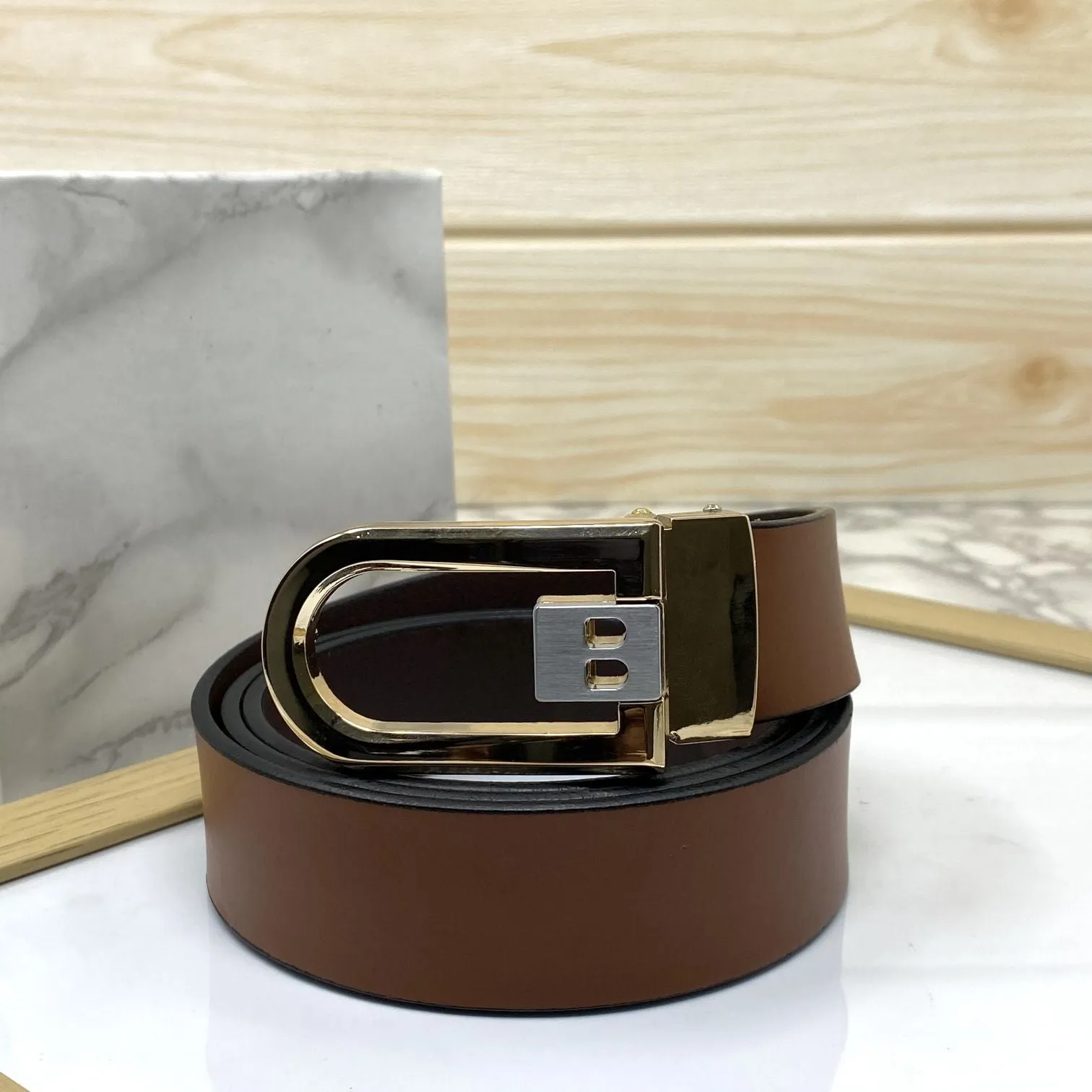 Stylish Design Men Formal Genuine Leather Belt-JonasParamount