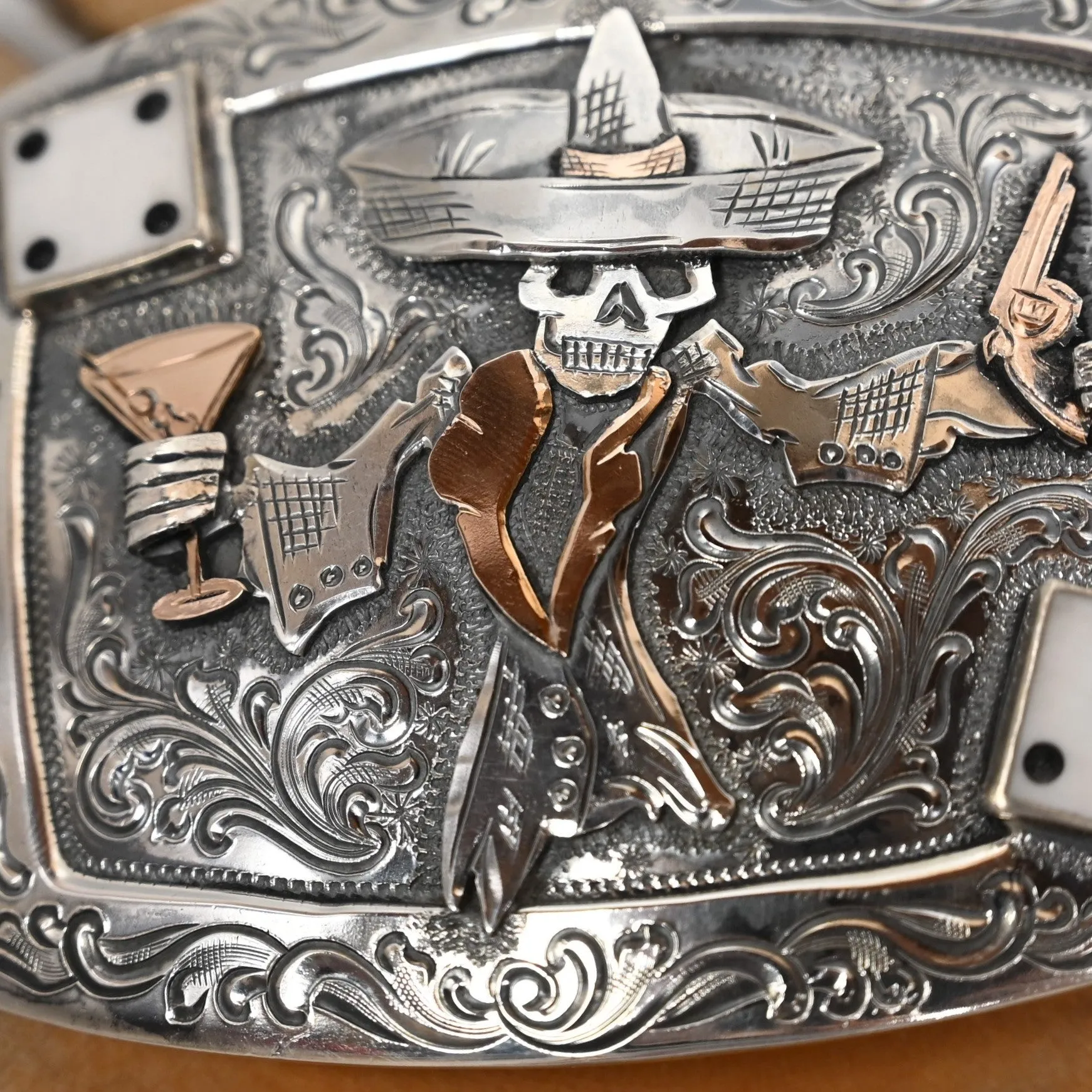 The Johnny Bones Trophy Buckle