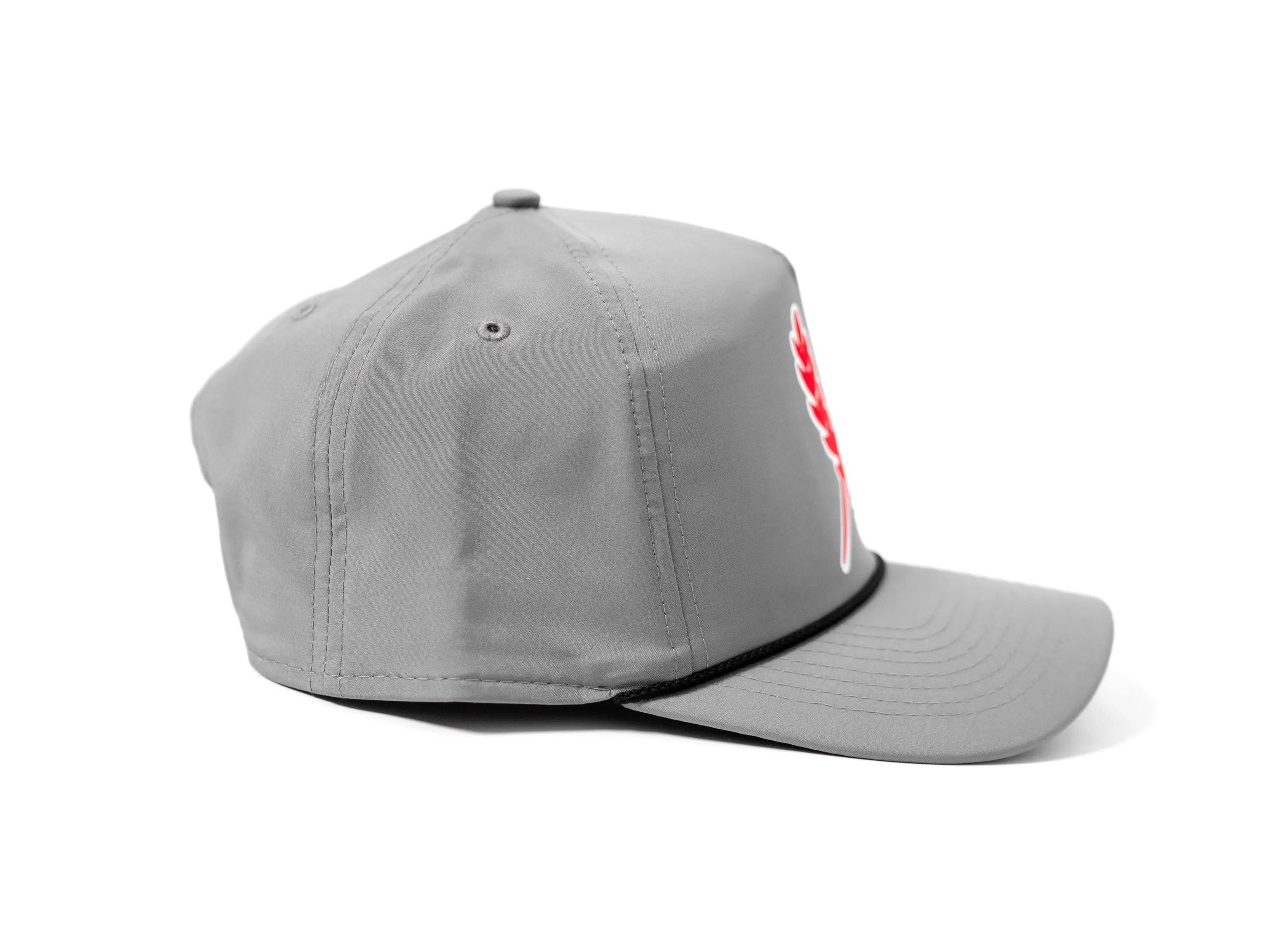 Throwback cap - Grey / Red