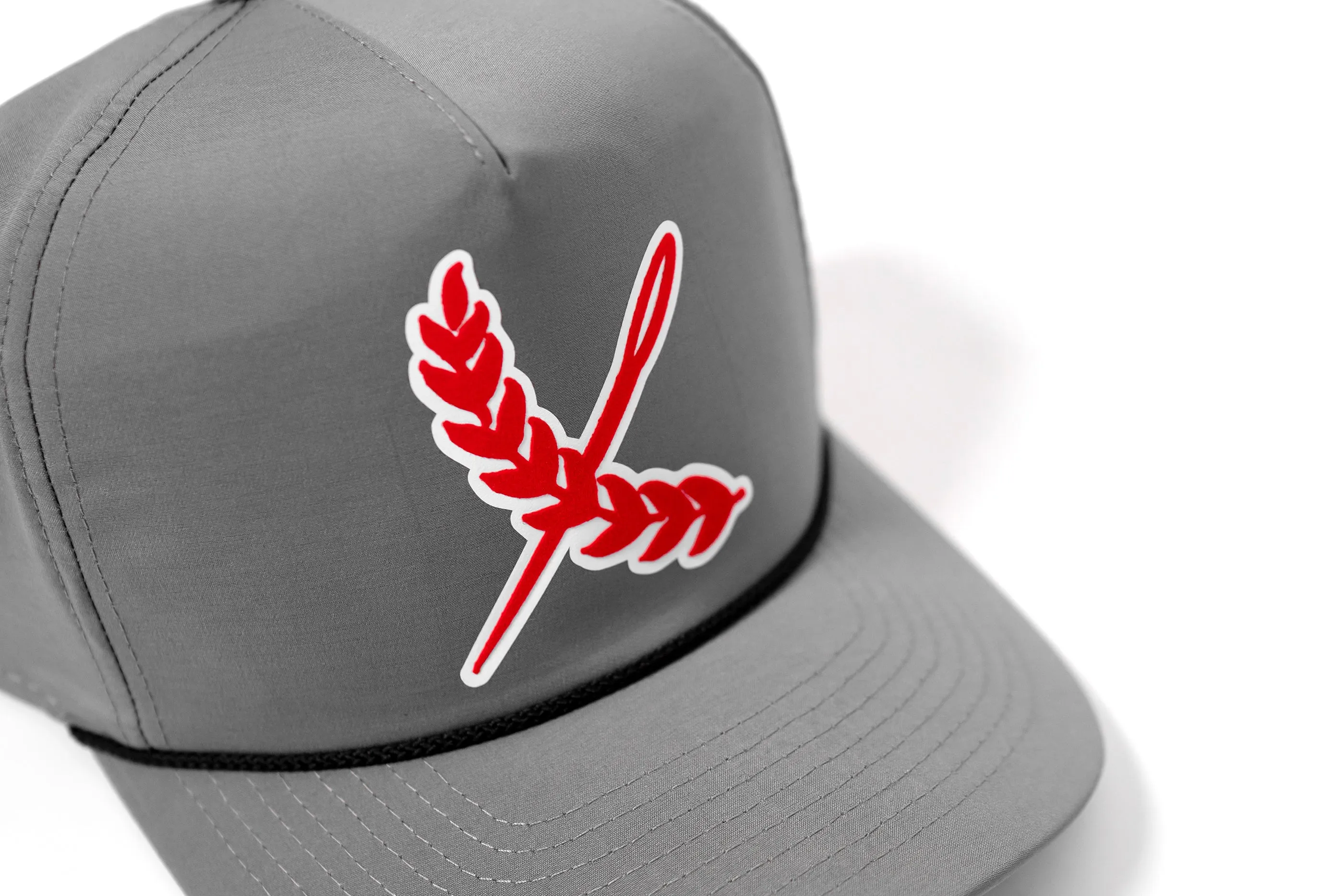 Throwback cap - Grey / Red